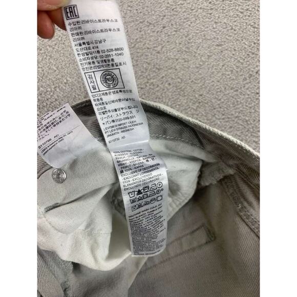 Levi's SilverTab Jeans Men W32 L30 Gray Straight 100% Cotton Zip Fly Five Pocket - Picture 12 of 12
